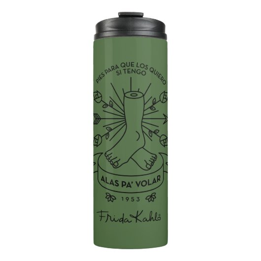 Frida Kahlo | Wingen naar de vlucht Thermosbeker (Voorkant)