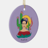 Frida Kahlo woestijn Graphic Keramisch Ornament (Rechts)