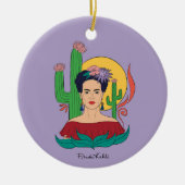 Frida Kahlo woestijn Graphic Keramisch Ornament (Voorkant)