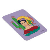 Frida Kahlo woestijn Graphic Magneet (Rechterzijde)