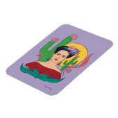 Frida Kahlo woestijn Graphic Magneet (Linkerzijde)
