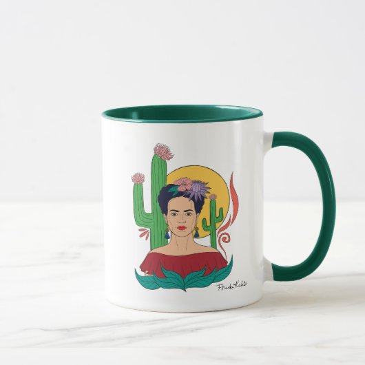 Frida Kahlo woestijn Graphic Mok (Rechts)
