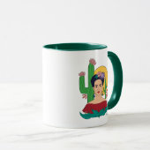 Frida Kahlo woestijn Graphic Mok (Voorkant rechts)