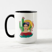 Frida Kahlo woestijn Graphic Mok (Links)