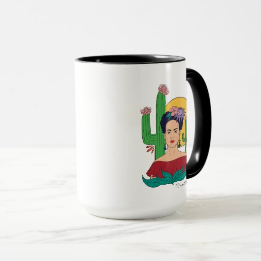 Frida Kahlo woestijn Graphic Mok (Voorkant rechts)