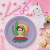 Frida Kahlo woestijn Graphic Papieren Bordje (Feest)