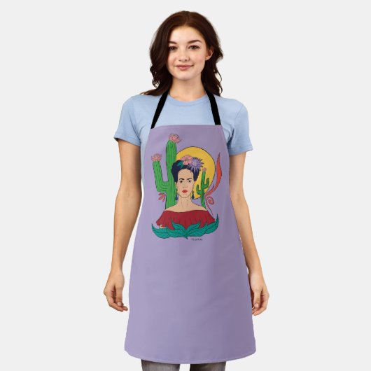 Frida Kahlo woestijn Graphic Schort (Gedragen)