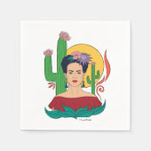 Frida Kahlo woestijn Graphic Servet (Voorkant)