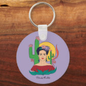 Frida Kahlo woestijn Graphic Sleutelhanger (Voorkant)