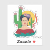 Frida Kahlo woestijn Graphic Sticker (Vel)
