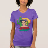 Frida Kahlo woestijn Graphic T-shirt (Voorkant)