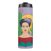 Frida Kahlo woestijn Graphic Thermosbeker (Voorkant)