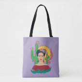 Frida Kahlo woestijn Graphic Tote Bag (Voorkant)