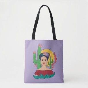 Frida Kahlo woestijn Graphic Tote Bag