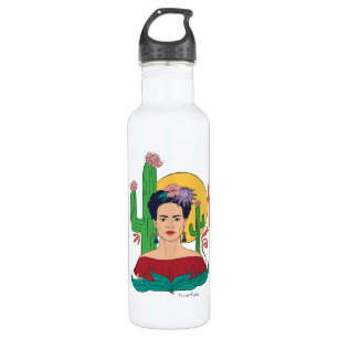 Frida Kahlo woestijn Graphic Waterfles
