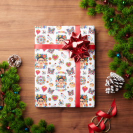 Frida Kahlo Wrapping Paper, Spaans erfgoed, Cadeaupapier