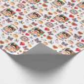 Frida Kahlo Wrapping Paper, Spaans erfgoed, Cadeaupapier (Hoek)