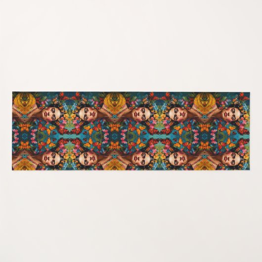 Frida Kahlo Yoga Mat (Voorkant (horizontaal))