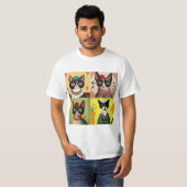 Frida Kahlo's kat T-shirt (Voorkant volledig)