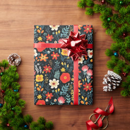 Frida Khalo Floral Cadeaupapier