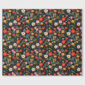 Frida Khalo Floral Cadeaupapier (Vlak)