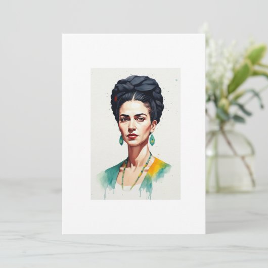 Frida Khalo Kaart (Staand voorkant)