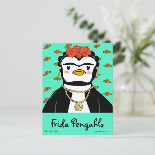 Frida Pengahlo Briefkaart (Staand voorkant)