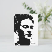 Frida Shadow Portrait Briefkaart (Staand voorkant)