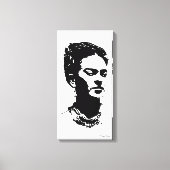 Frida Shadow Portrait Canvas Afdruk (Voorkant)