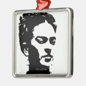 Frida Shadow Portrait Metalen Ornament (Links)