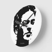 Frida Shadow Portrait Ronde Klok (Hoek)