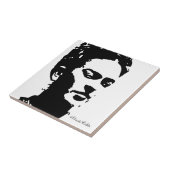 Frida Shadow Portrait Tegeltje (Zijkant)