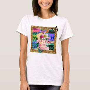 FRIDA wordt omhuld, originele T-shirts voor kunst