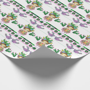 Frida x Cacti Matte Wrapping Paper, 30 x 6 inch Cadeaupapier