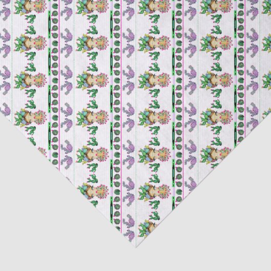 Frida x Cacti Tissue Paper, White Tissuepapier (Detail)