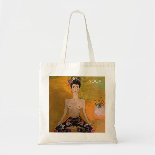 Frida Yoga Tote Bag (Voorkant)