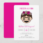 FridaMoji Fiesta & Leuke Verjaardag Kaart (Voorkant / Achterkant)