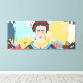 Frida's Garden Collectie Canvas Afdruk (Insitu (Houten vloer))