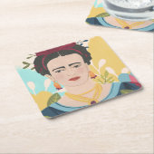 Frida's Garden Collectie Kartonnen Onderzetters (Schuin)