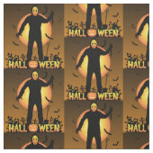 friday 13th zombie fabric stof (Swatch)