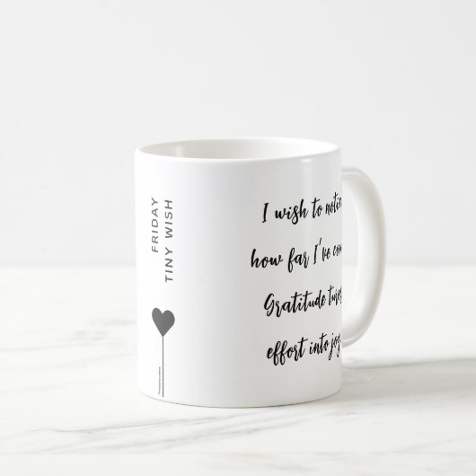 Friday Custom Motivational Quote Koffiemok (Voorkant rechts)