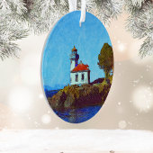 Friday Harbor Limoen Kiln Vuurtoren Acryl Ornamen Ornament