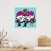friday night funkin muziekvideogames discoFrid Poster (Keuken)