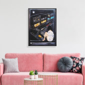 Friday Night Painting by Alfred Fox Canvas Afdruk (Insitu (Woonkamer))