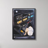 Friday Night Painting by Alfred Fox Canvas Afdruk (Voorkant)