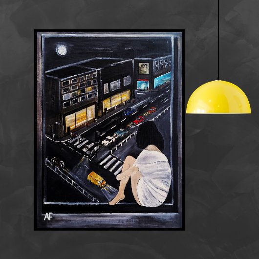 Friday Night Painting by Alfred Fox Canvas Afdruk