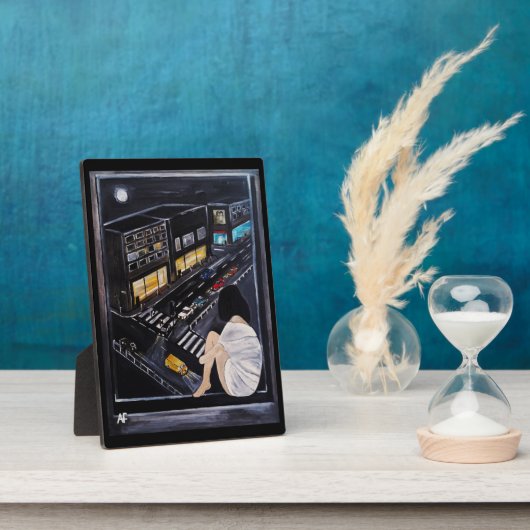 Friday Night Painting by Alfred Fox Fotoplaat (Zijkant)