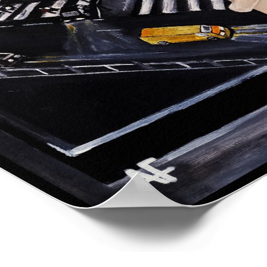 Friday Night Painting by Alfred Fox Poster (Hoek)