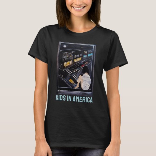 Friday Night Painting by Alfred Fox T-shirt (Voorkant)