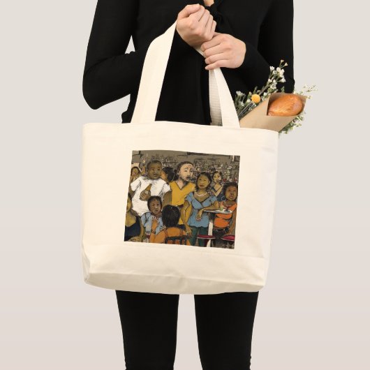 friday niite waar is het feest ? grote tote bag (Voorkant (product))